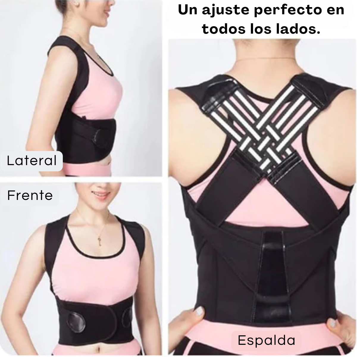 ErgoCorrect® - Adiós al dolor y a la joroba desde el primer uso: consigue postura erguida y cintura definida al instante.
